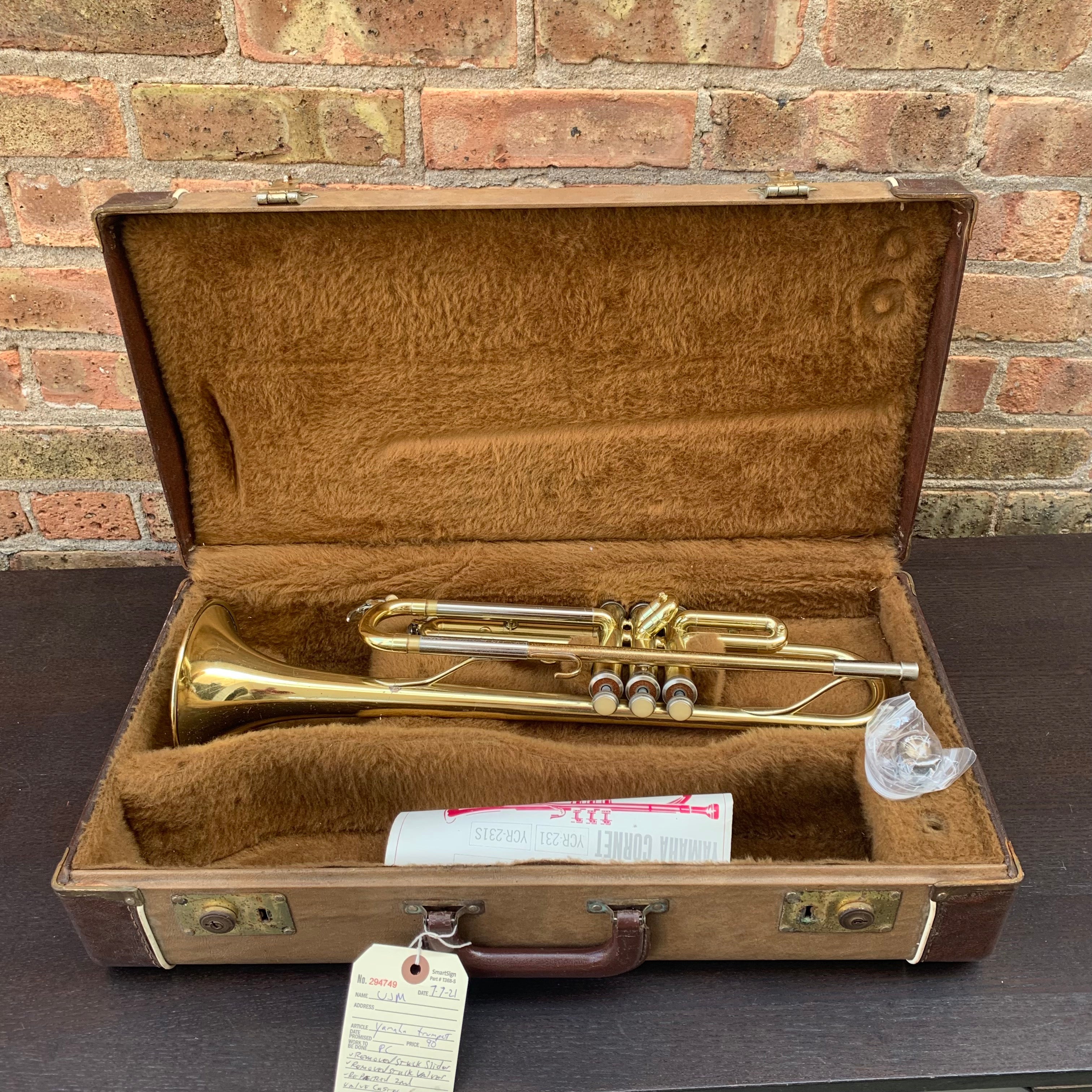 Yamaha Trumpet YTR-232 Brass 1980s