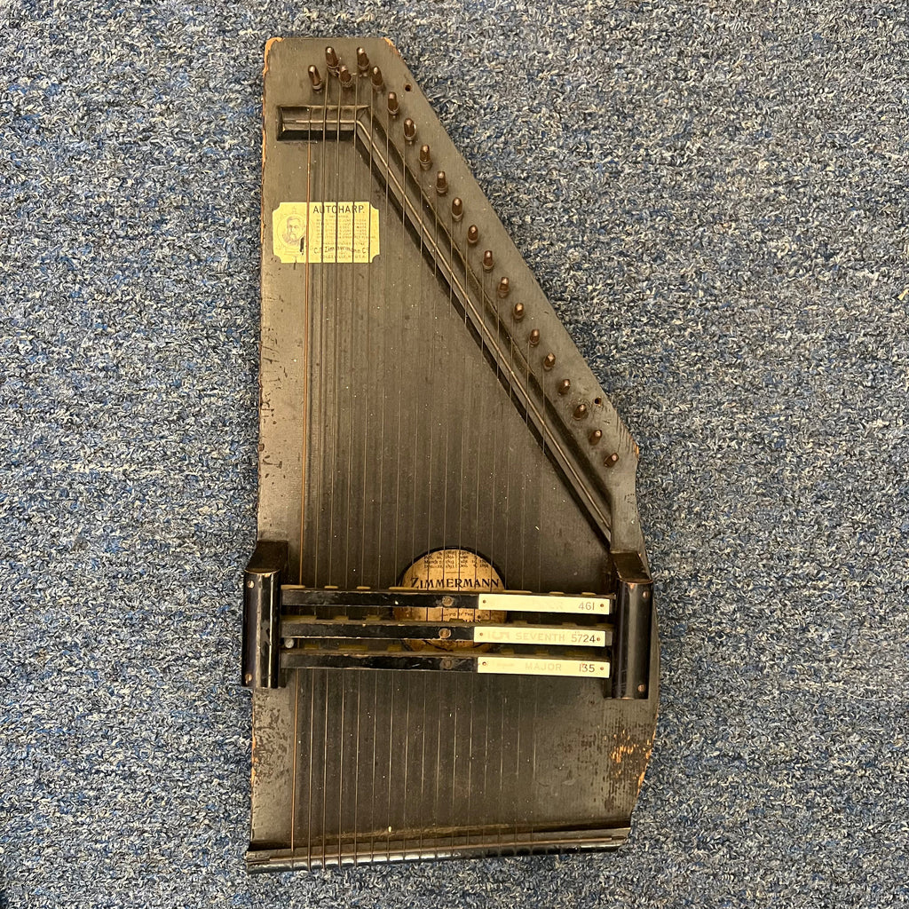 Zimmermann 3 Chord Autoharp Antique