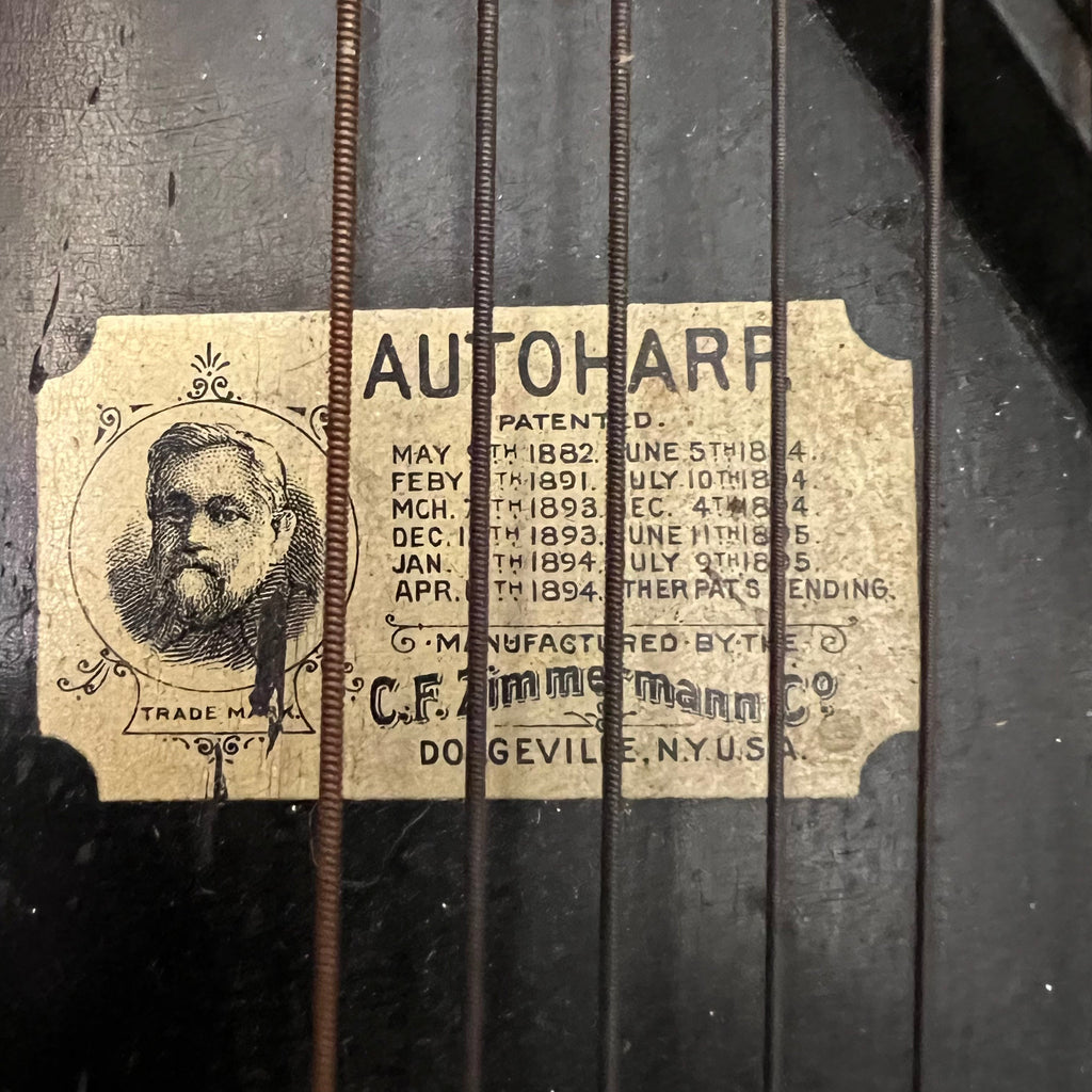 Zimmermann 3 Chord Autoharp Antique
