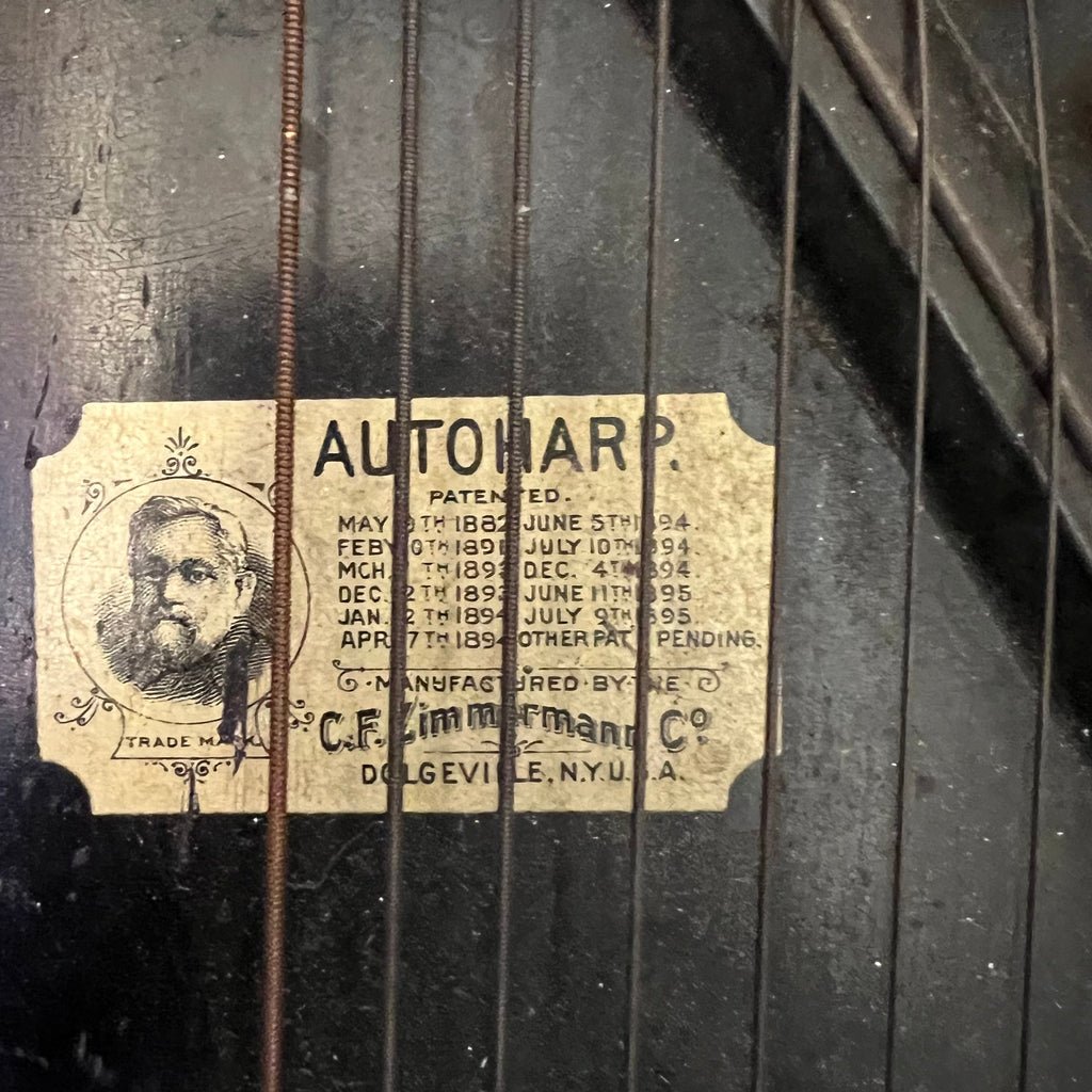 Zimmermann 3 Chord Autoharp Antique