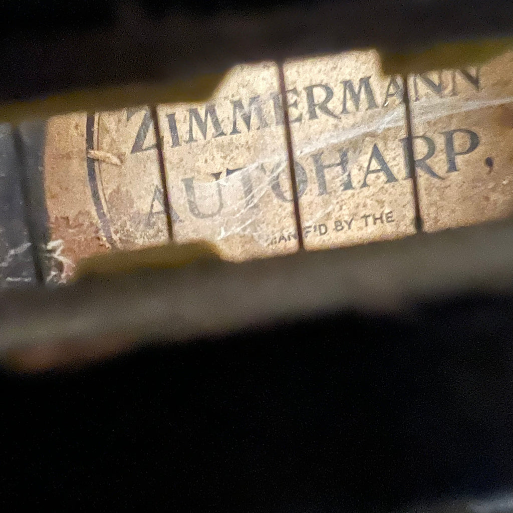 Zimmermann 3 Chord Autoharp Antique