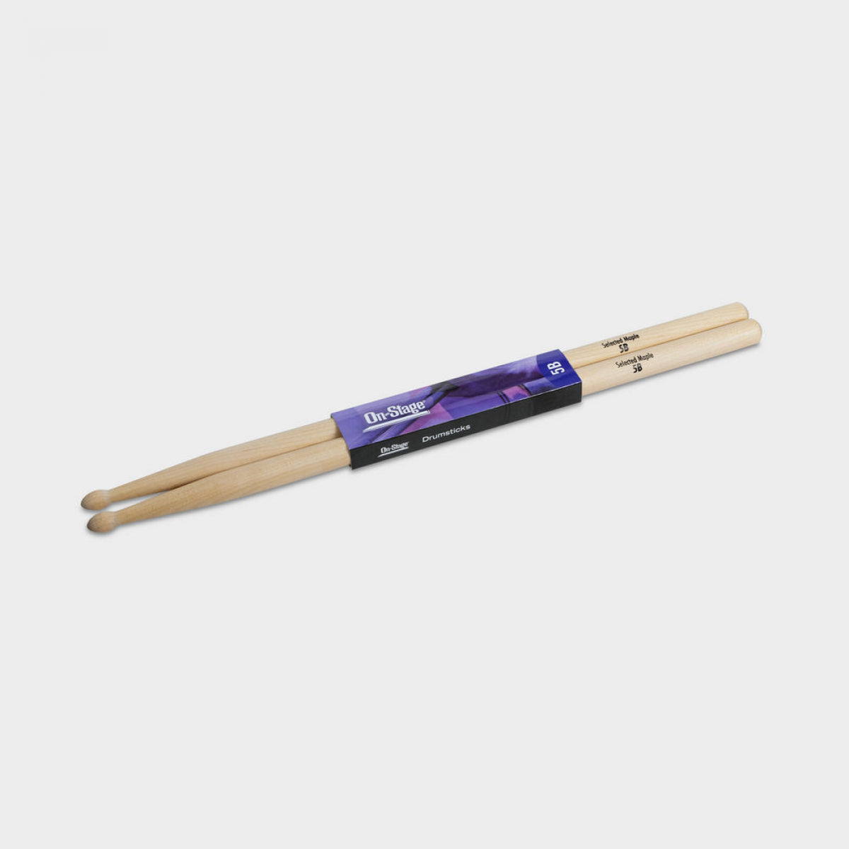 On-Stage Maple Drum Sticks (5B Wood Tip 1 PR)