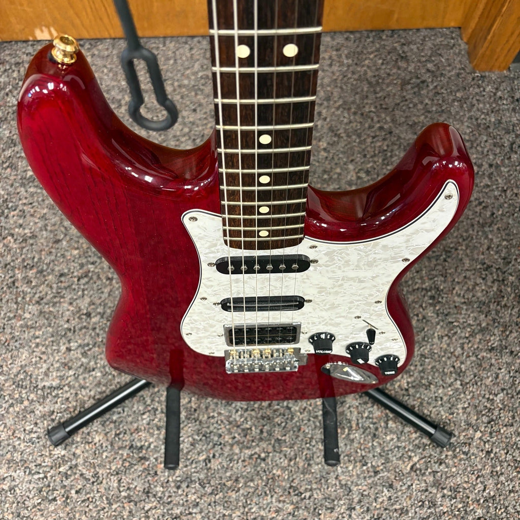 Fender Stratocaster 1995 MIM - Crimson Red Trans - Gold Sperzels & HSS Upgrades