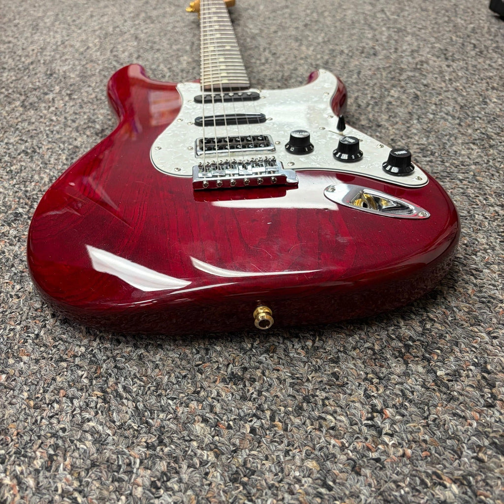 Fender Stratocaster 1995 MIM - Crimson Red Trans - Gold Sperzels & HSS Upgrades