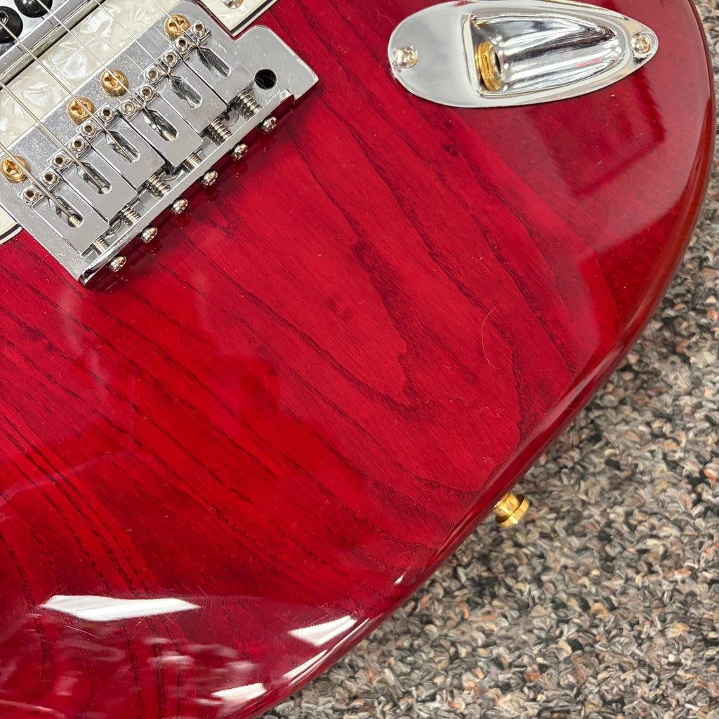 Fender Stratocaster 1995 MIM - Crimson Red Trans - Gold Sperzels & HSS Upgrades