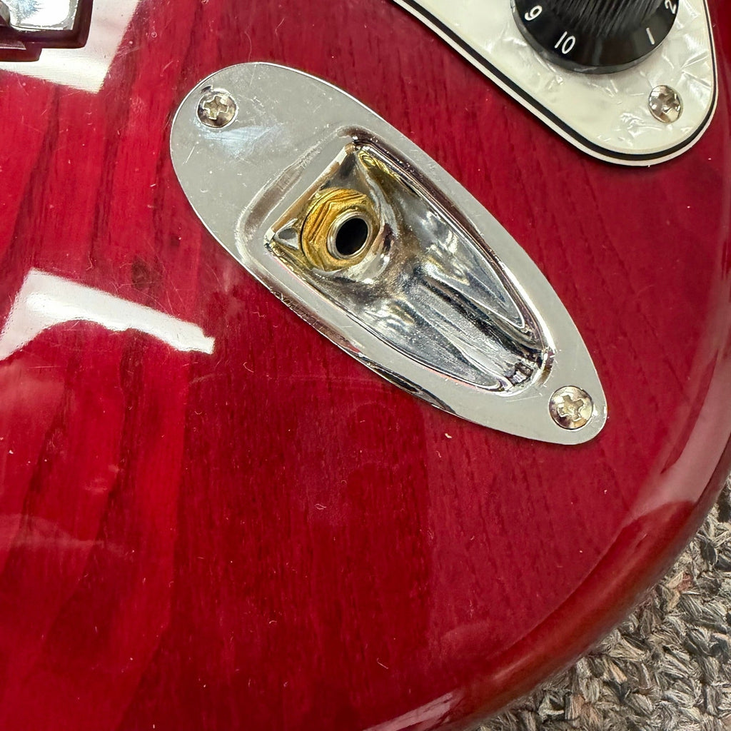Fender Stratocaster 1995 MIM - Crimson Red Trans - Gold Sperzels & HSS Upgrades