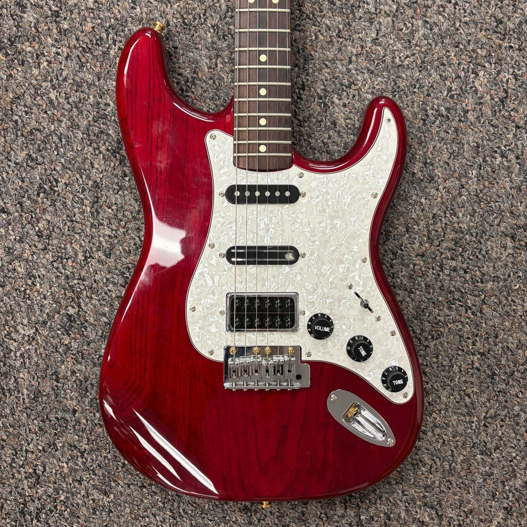 Fender Stratocaster 1995 MIM - Crimson Red Trans - Gold Sperzels & HSS Upgrades