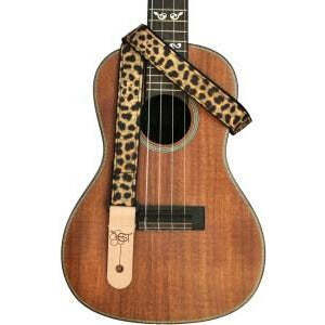 Sherrin's Threads Leopard 1" Uke Strap