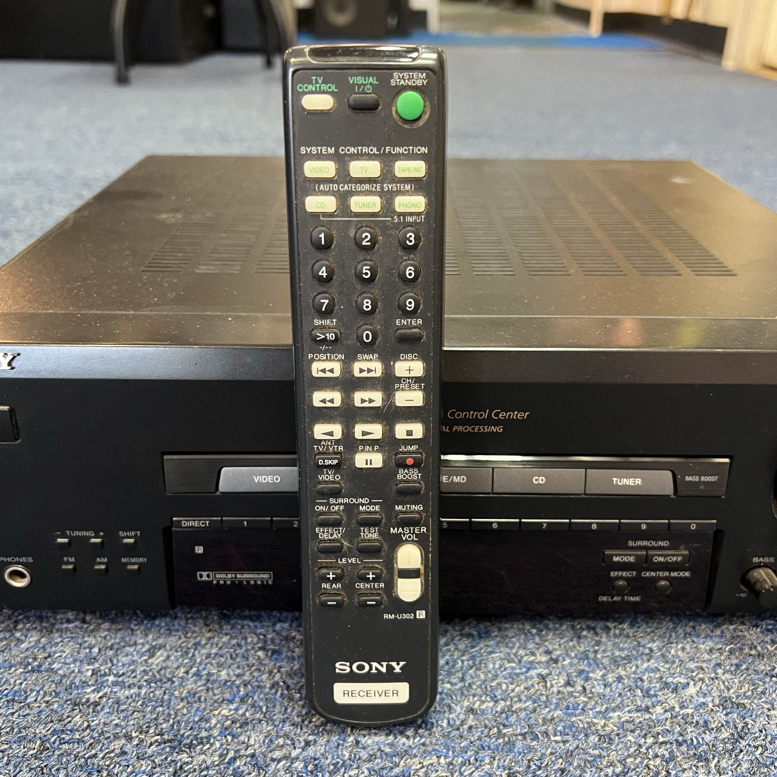 Sony FM-AM Receiver STR-V220 Used w/remote 1998