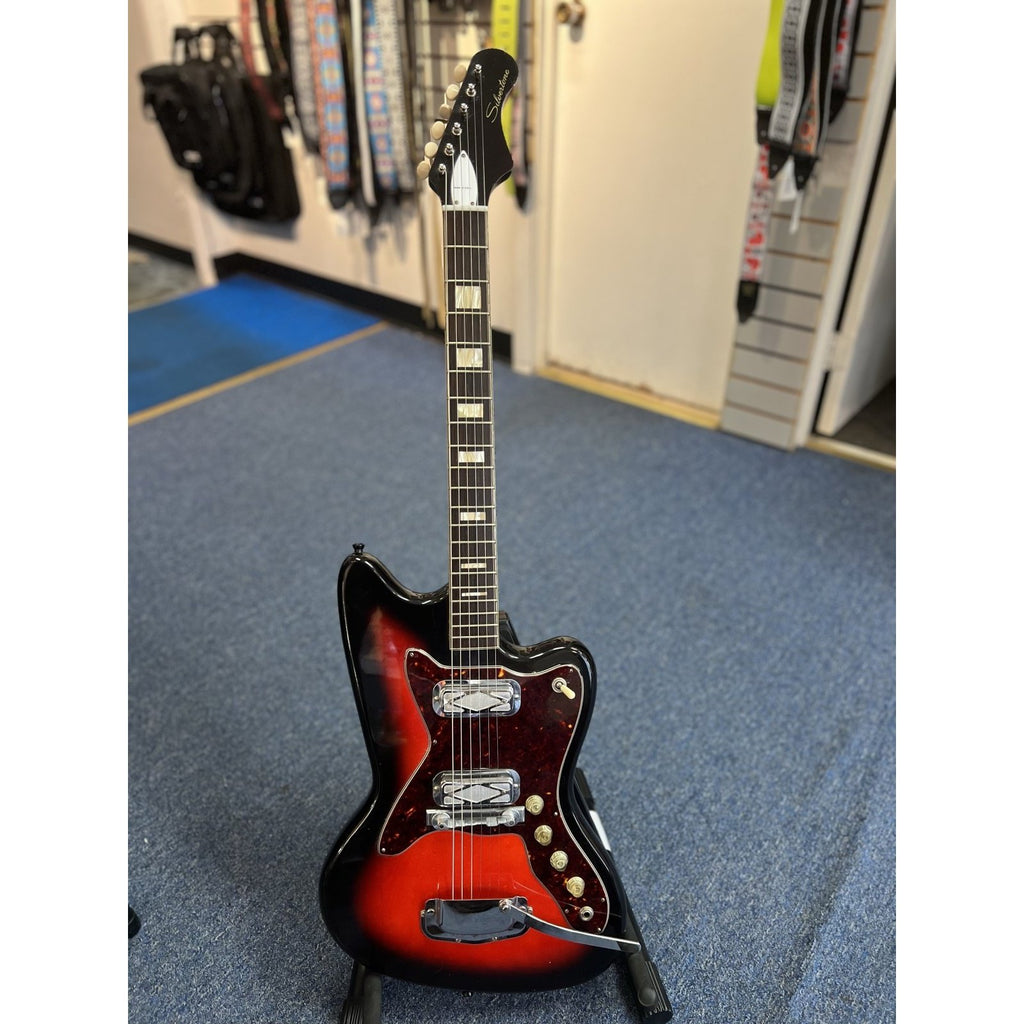 Silvertone 1478 Silhouette Electric Guitar 1960s Sunburst  w/case (used)