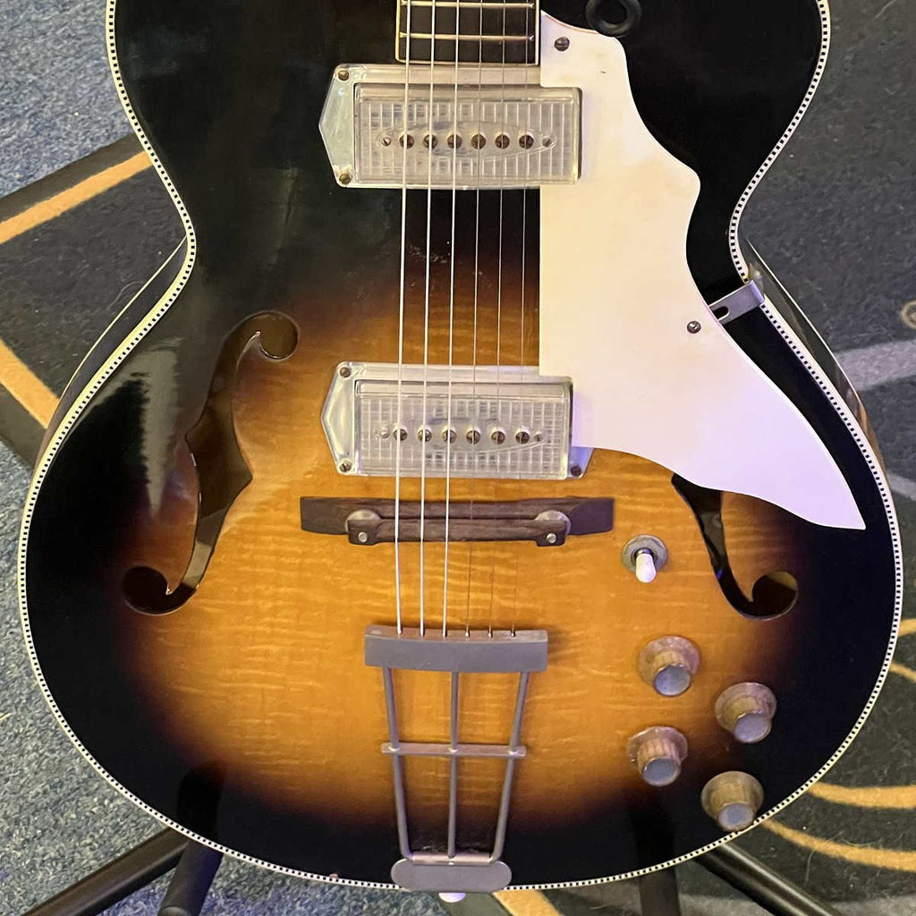 Vintage Unbranded Hollowbody Electric Guitar 1960s