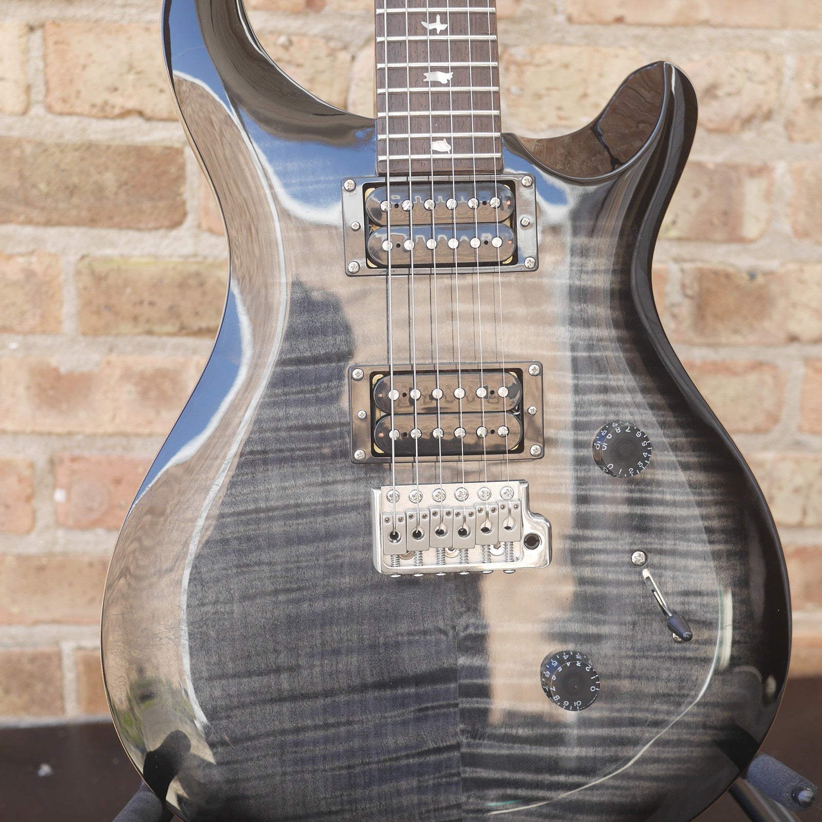 PRS SE Custom 24 Charcoal Burst Electric Guitar 2021
