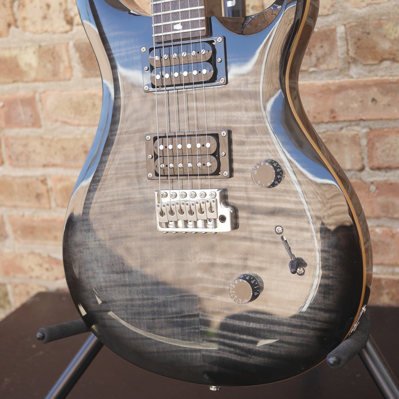 PRS SE Custom 24 Charcoal Burst Electric Guitar 2021
