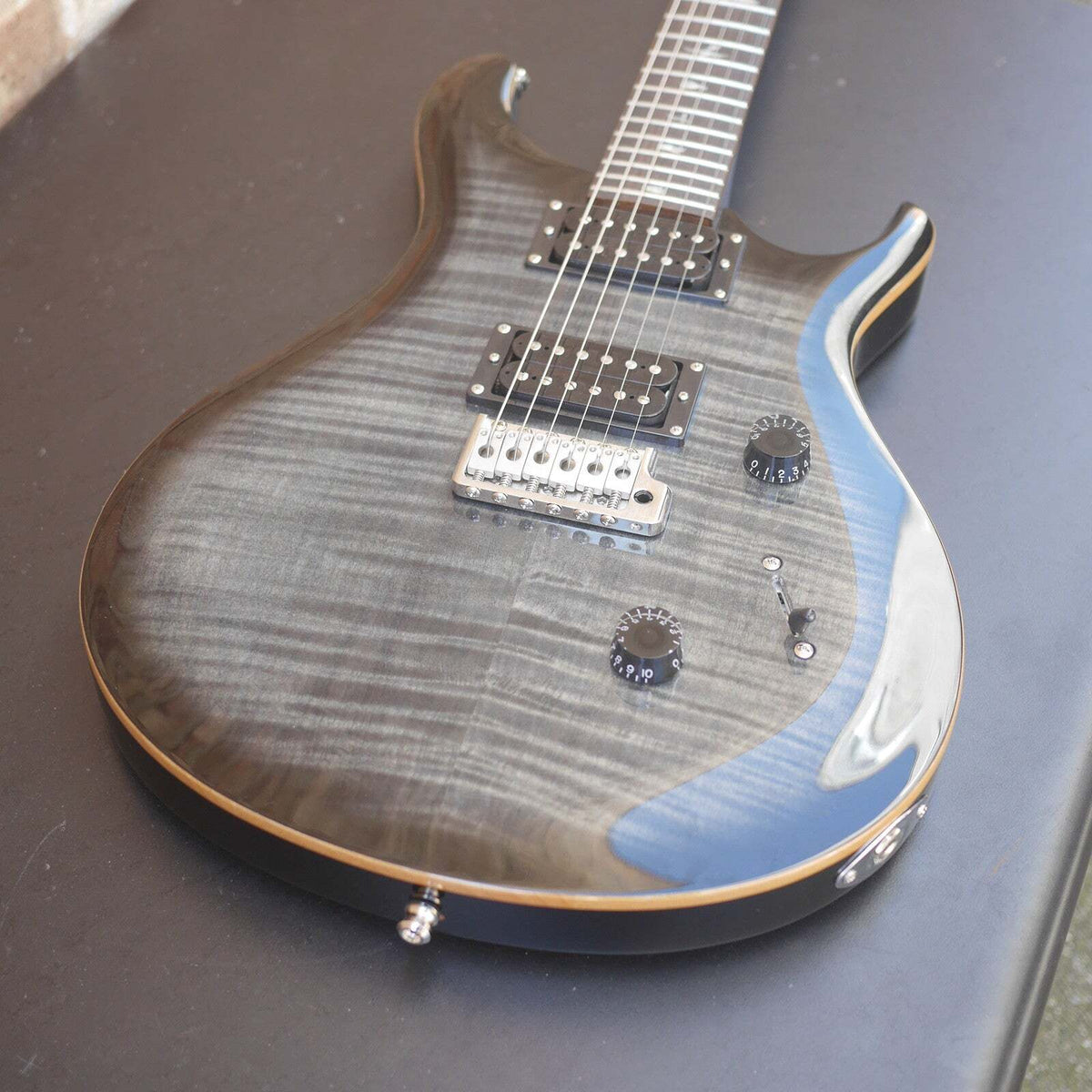PRS SE Custom 24 Charcoal Burst Electric Guitar 2021