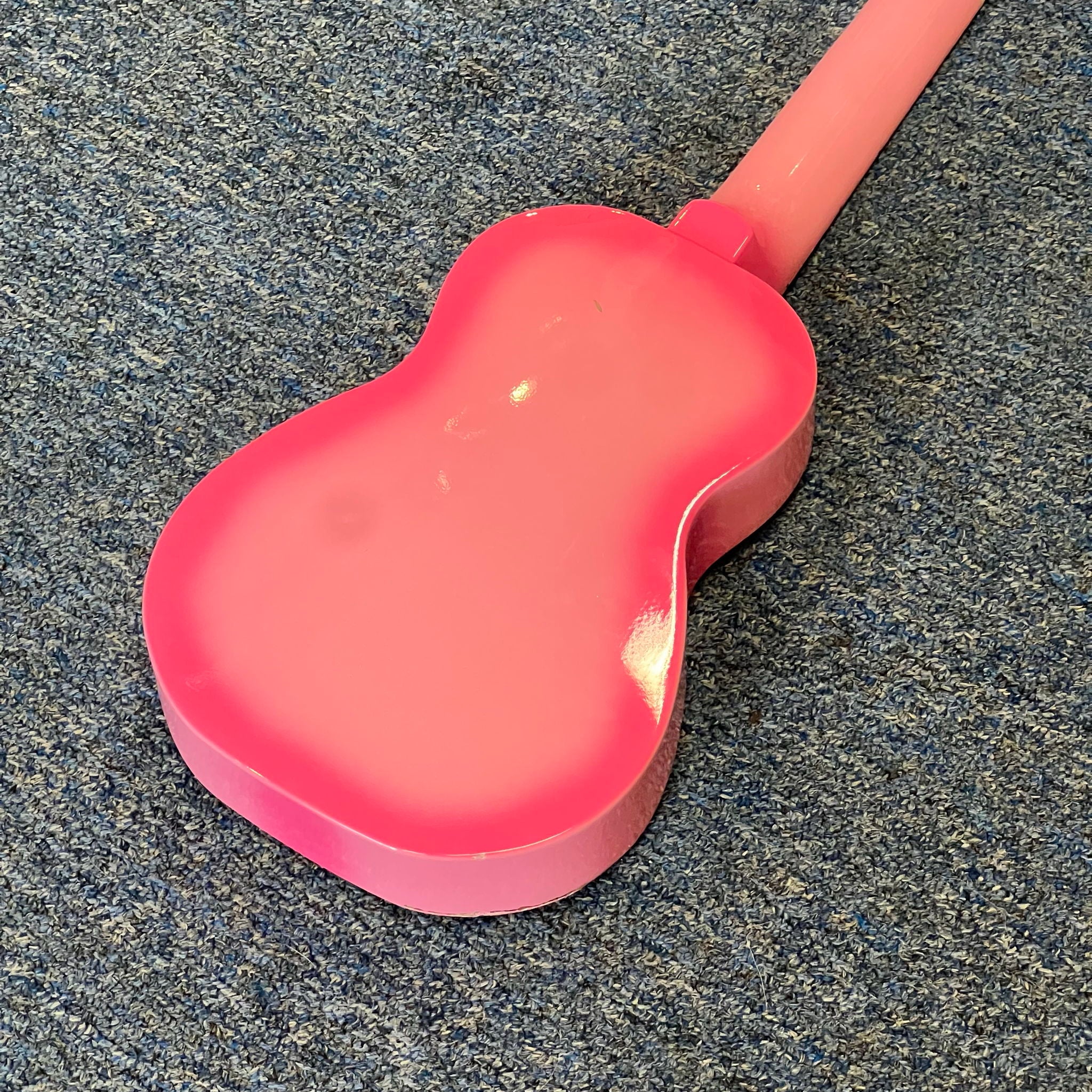 Makala Pink Burst Soprano Dolphin Ukulele (Blem)