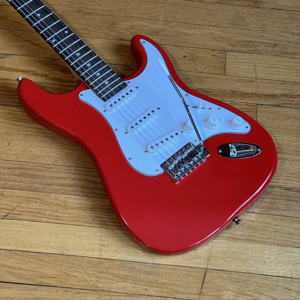 Rockjam Solid Body Electric Guitar Red Used