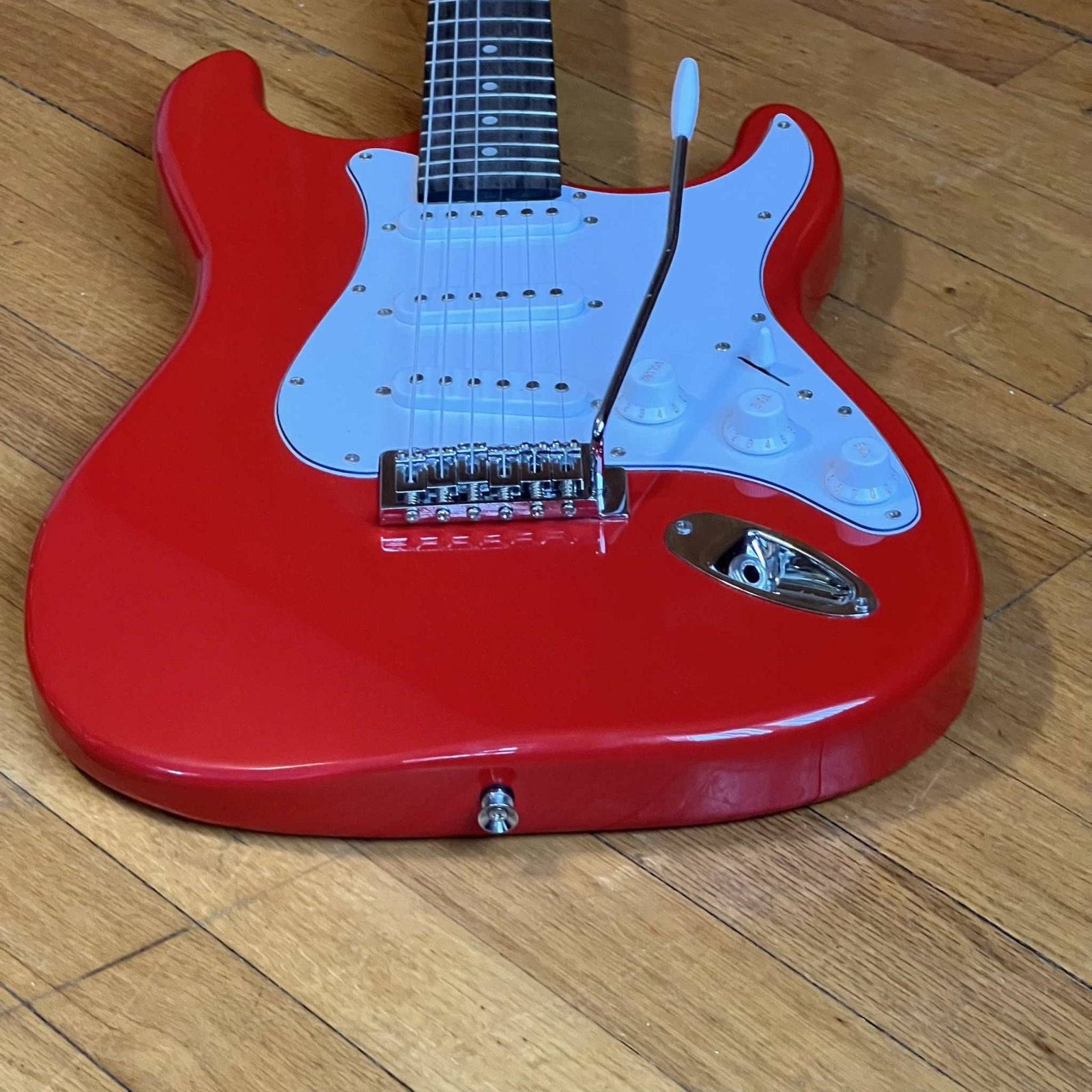 Rockjam Solid Body Electric Guitar Red Used