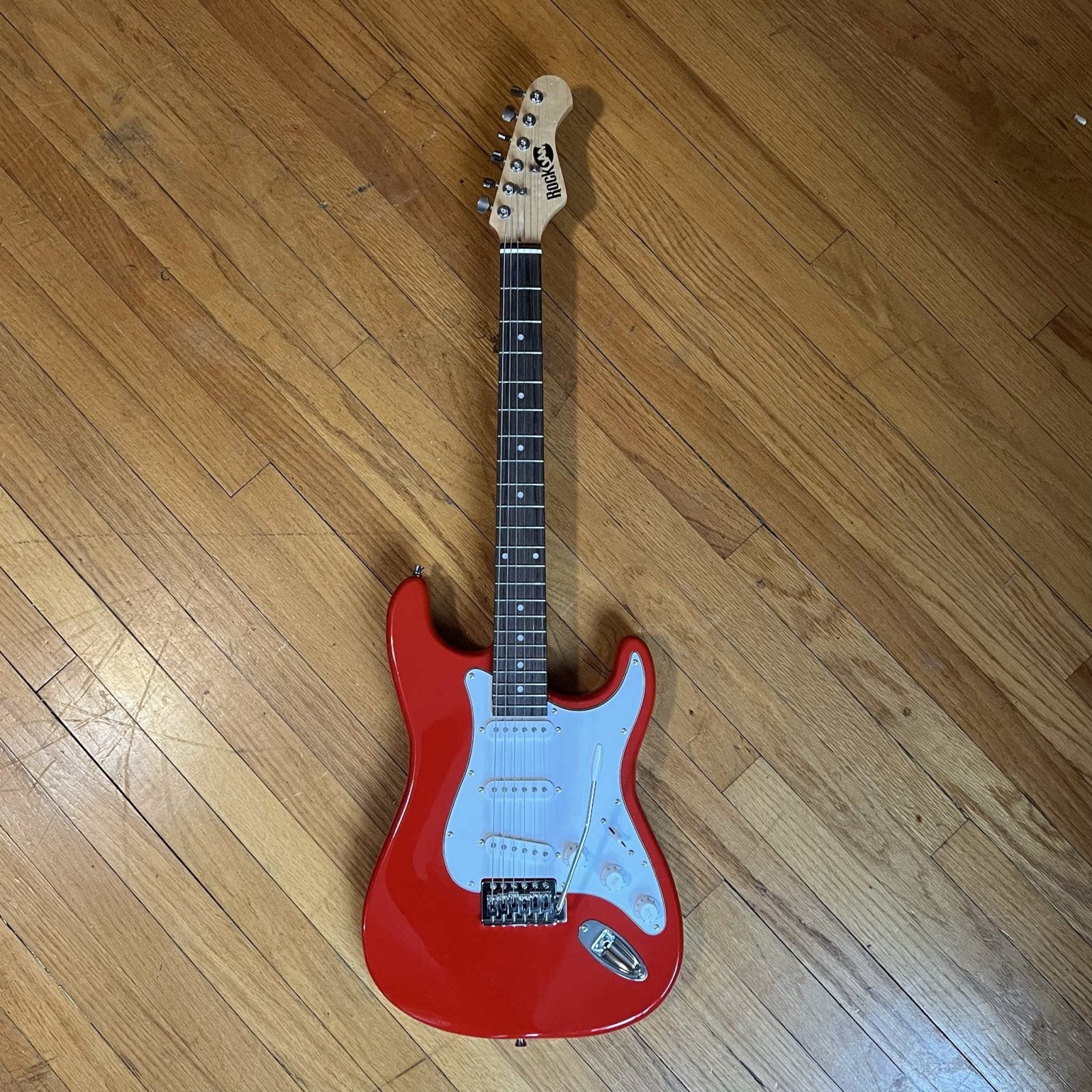 Rockjam Solid Body Electric Guitar Red Used