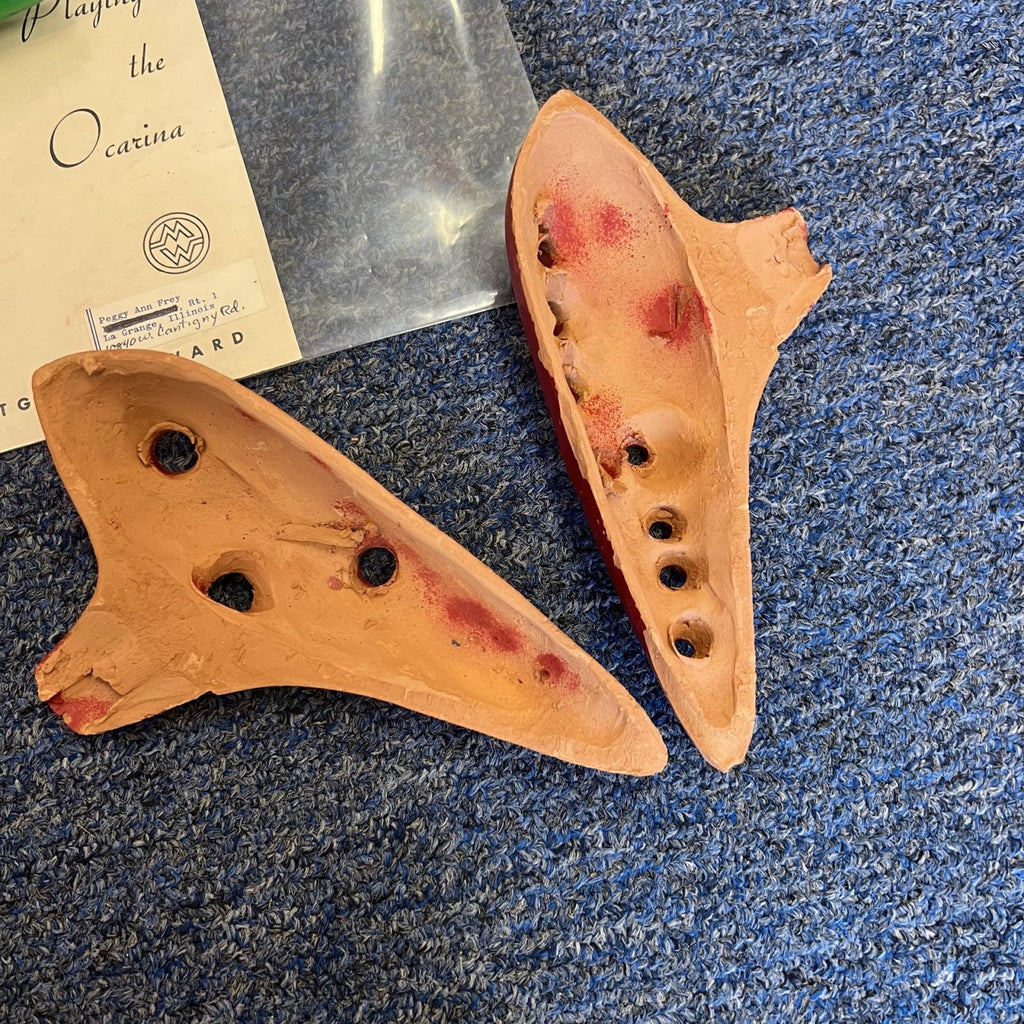 Vintage Ocarinas with instructions Montgomery Ward
