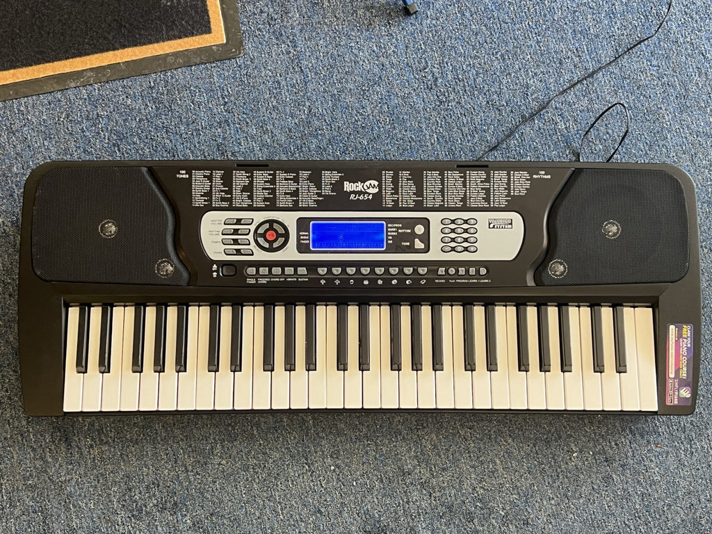 Rockjam RJ-654 Portable Keyboard Used