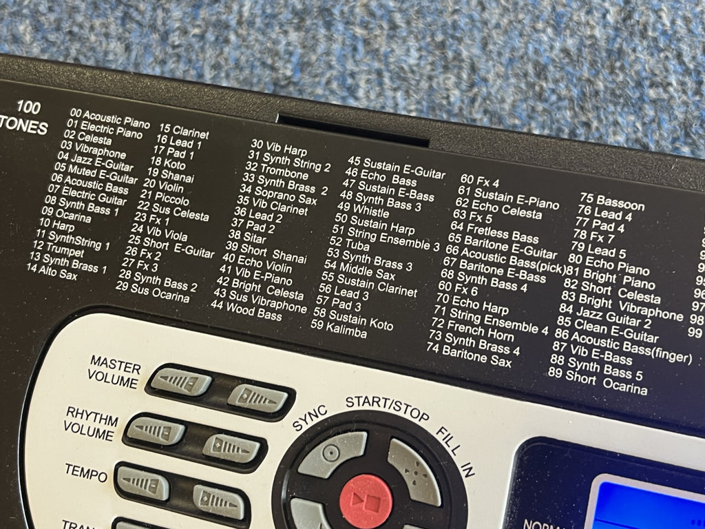 Rockjam RJ-654 Portable Keyboard Used
