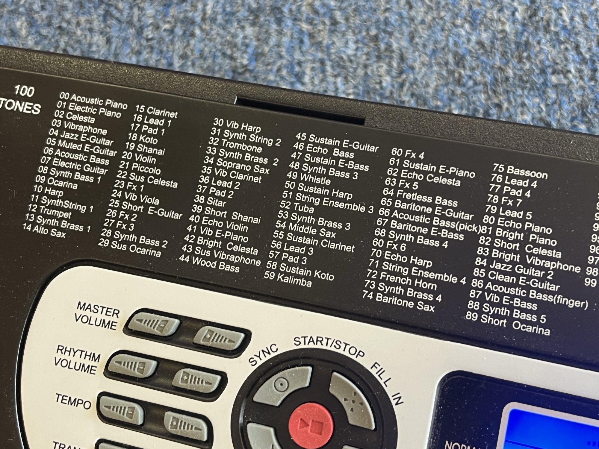 Rockjam RJ-654 Portable Keyboard Used