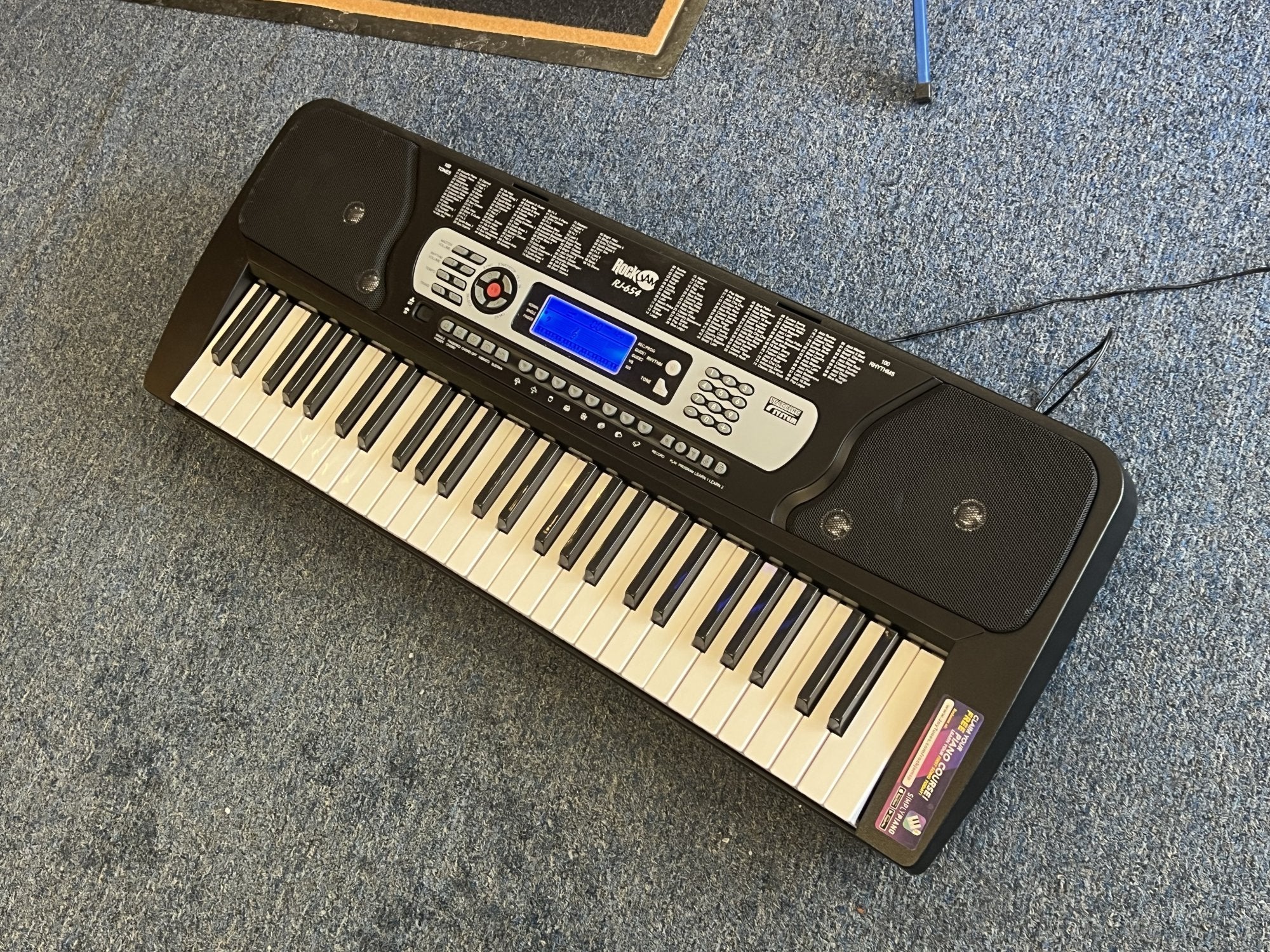Rockjam RJ-654 Portable Keyboard Used