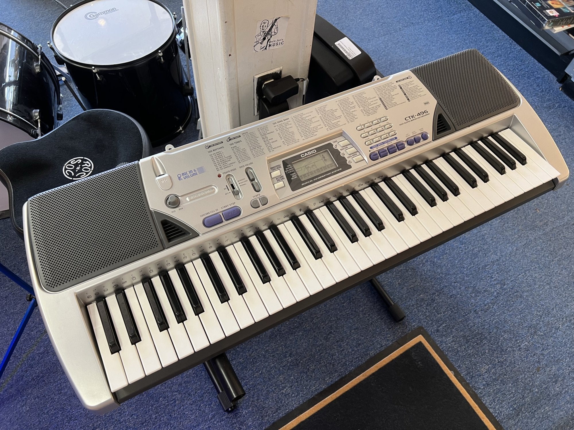 Casio CTK-496 Portable Keyboard 61 keys mint