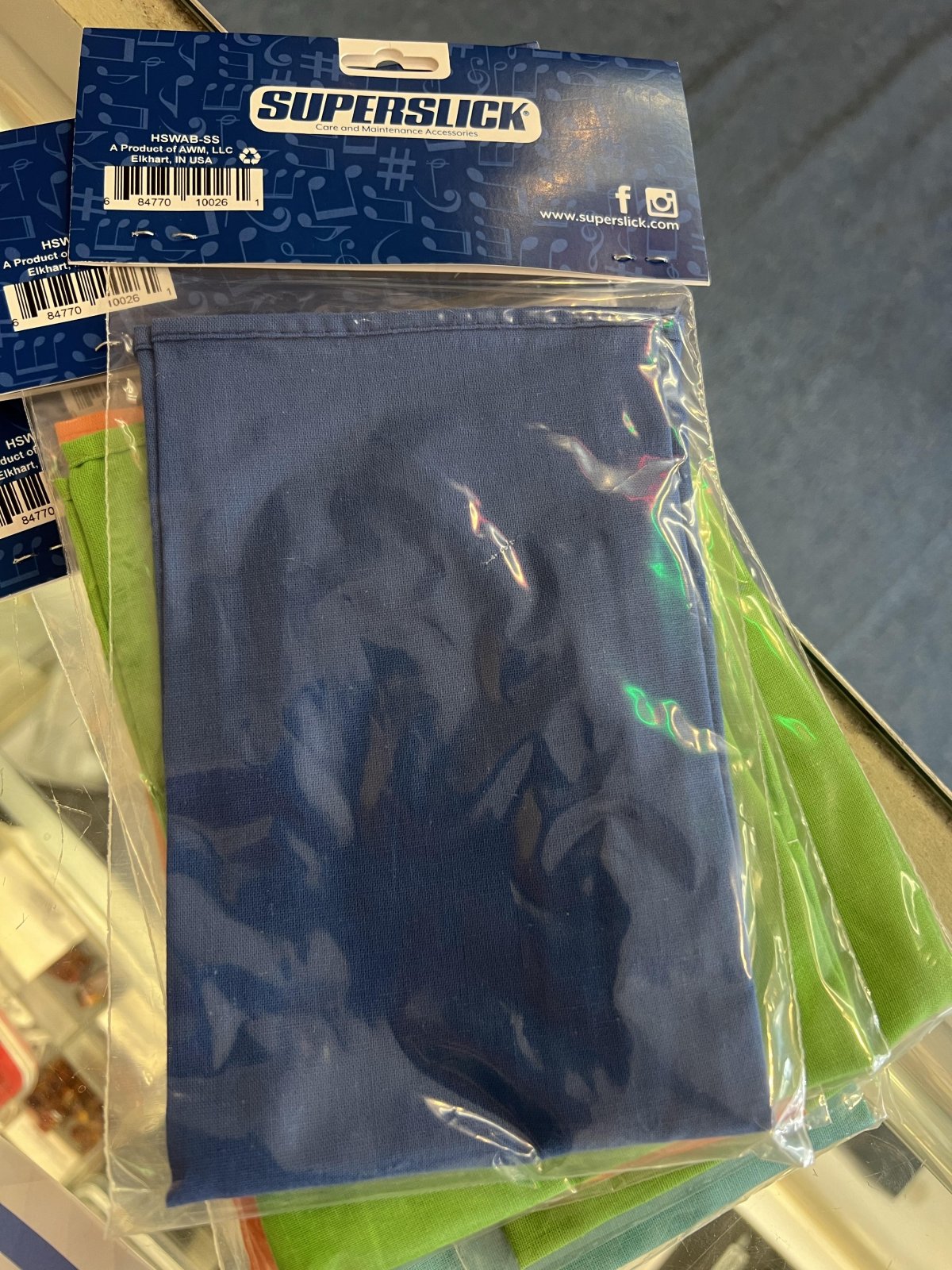SuperSlick Hanky Cloth Cotton Swab Clarinet or Flute 14 X 14