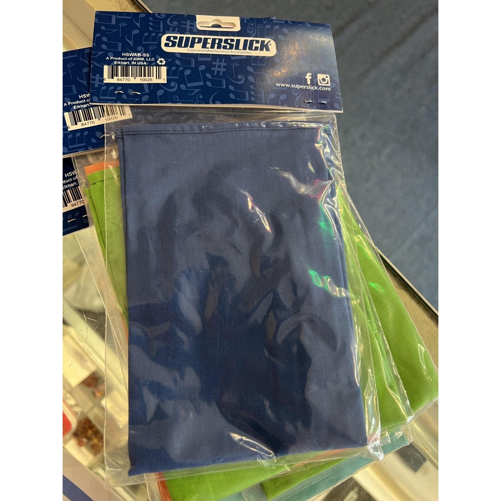 SuperSlick Hanky Cloth Cotton Swab Clarinet or Flute 14 X 14