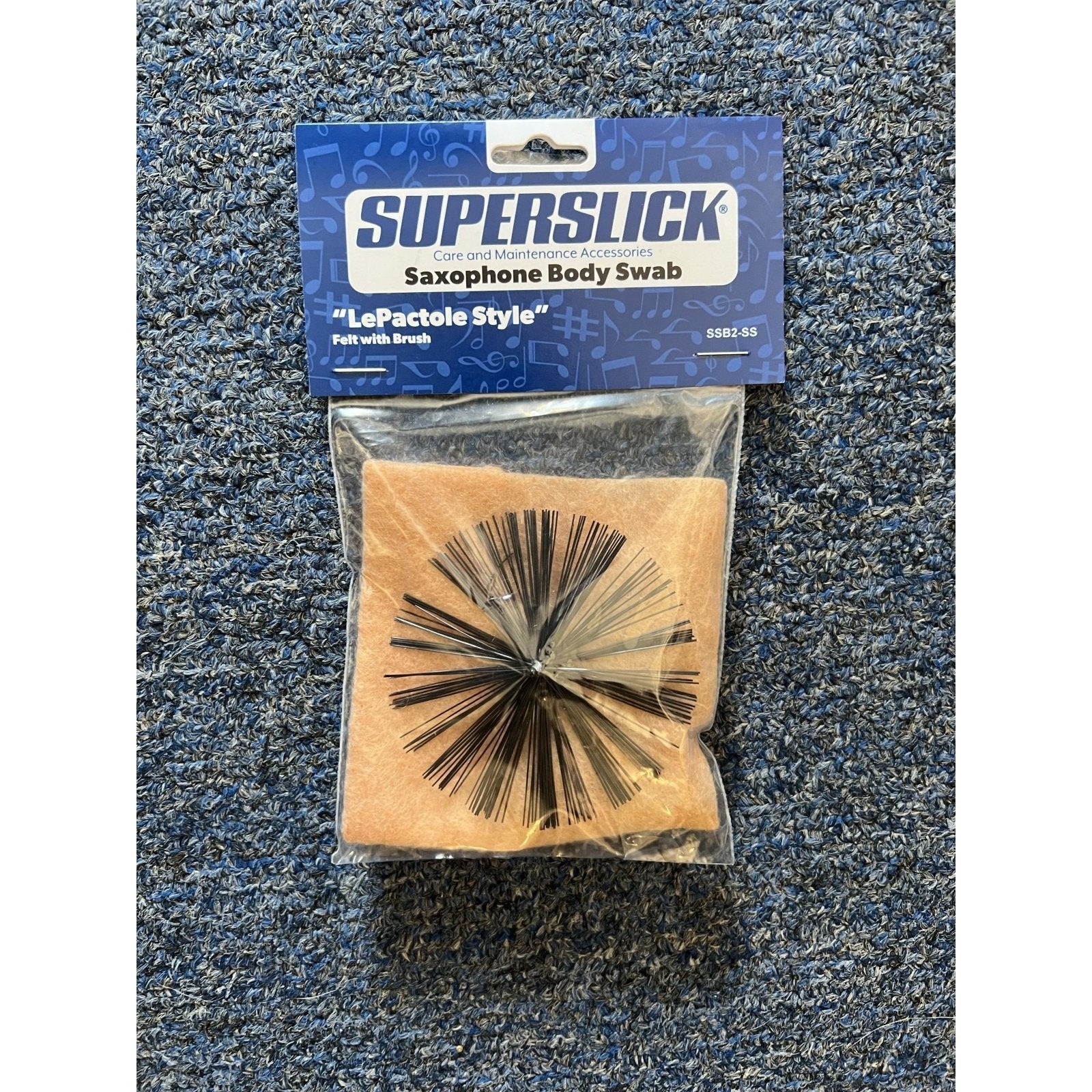 SuperSlick Saxophone Body Swab Lepactole With Brush