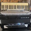 Crown Piano Accordion LMH Full Size 120 bass Black