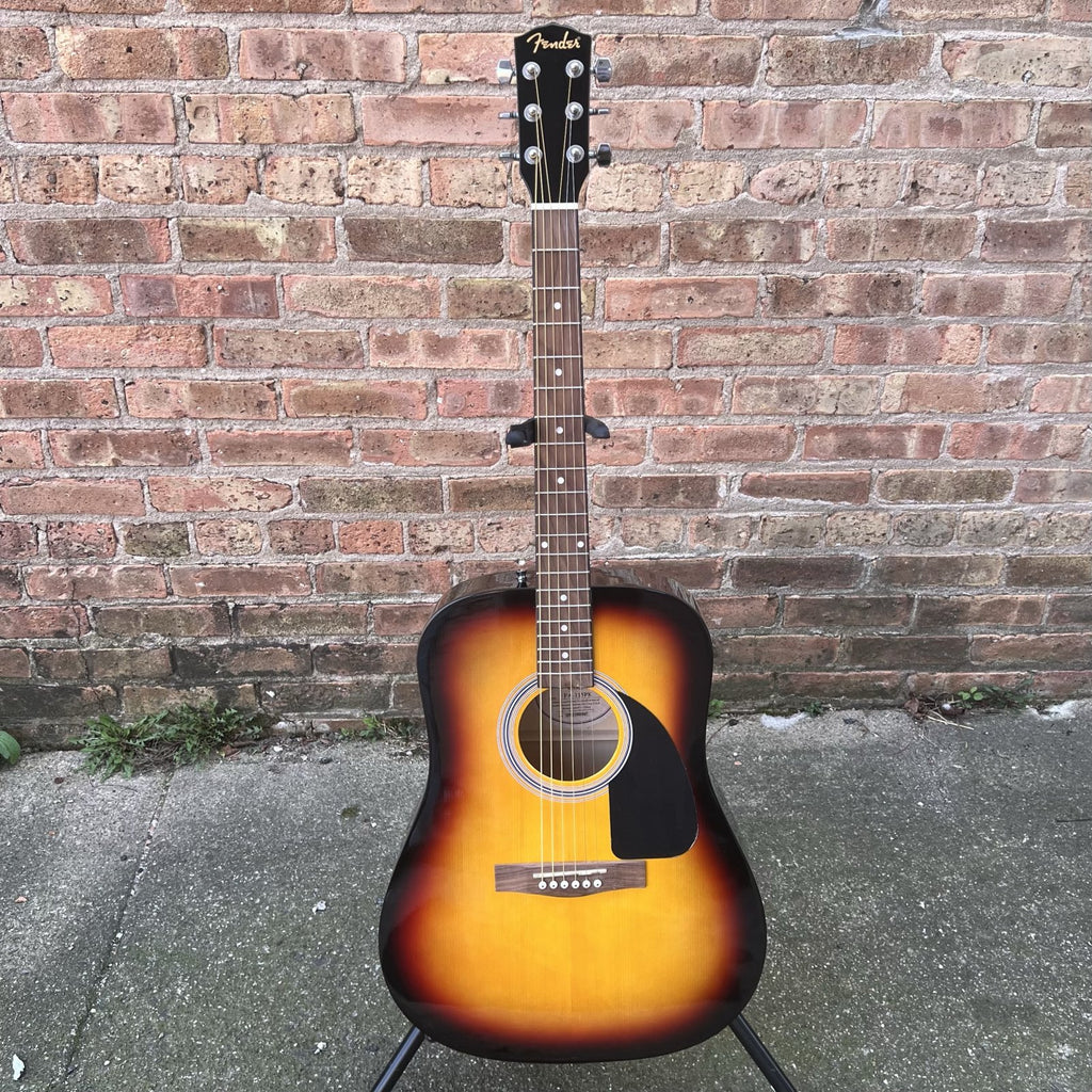Fender FA-115PK Dreadnought Acoustic Guitar Pack Sunbrust Mint