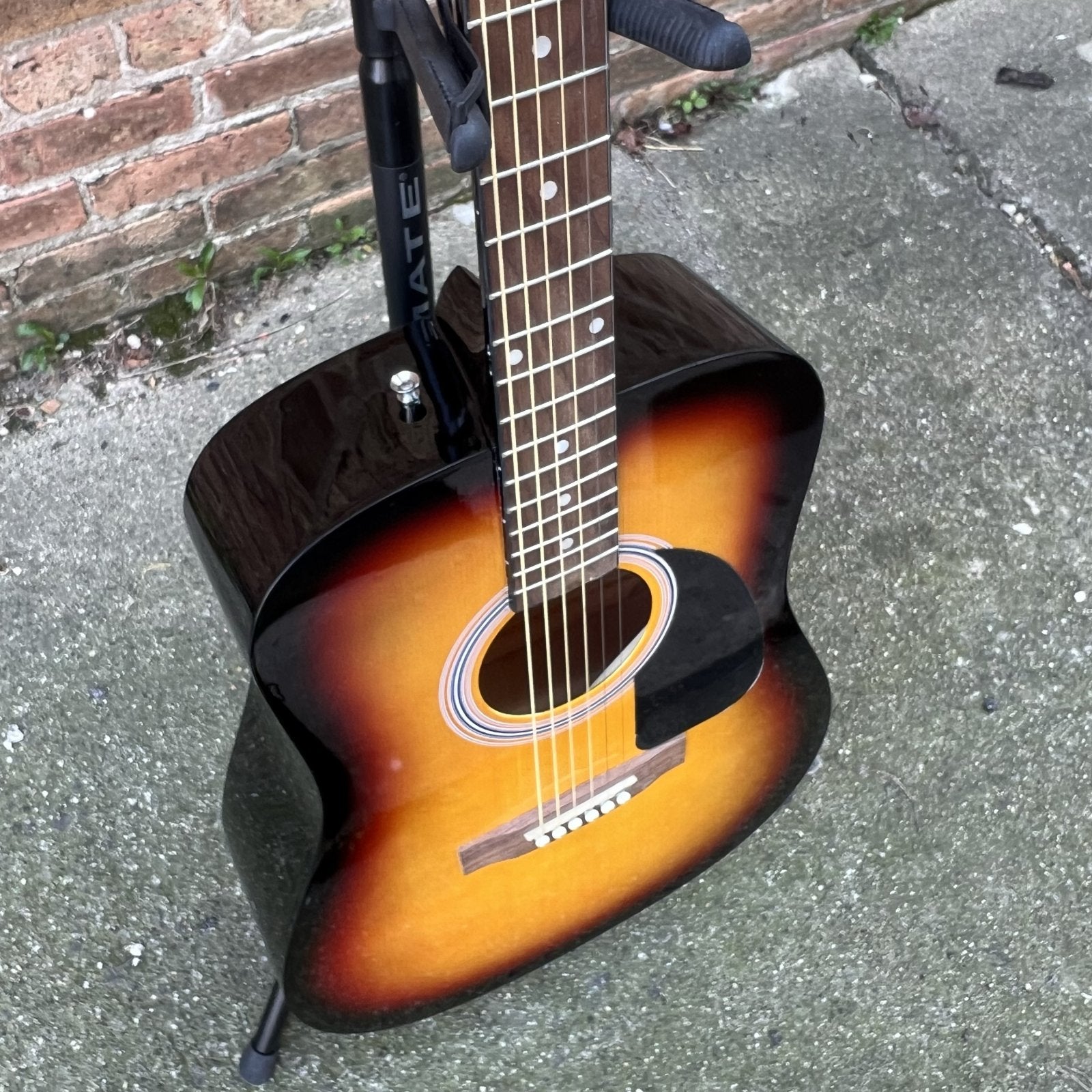 Fender FA-115PK Dreadnought Acoustic Guitar Pack Sunbrust Mint