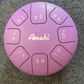 Amahi 10" Steel Tongue Drum - Purple