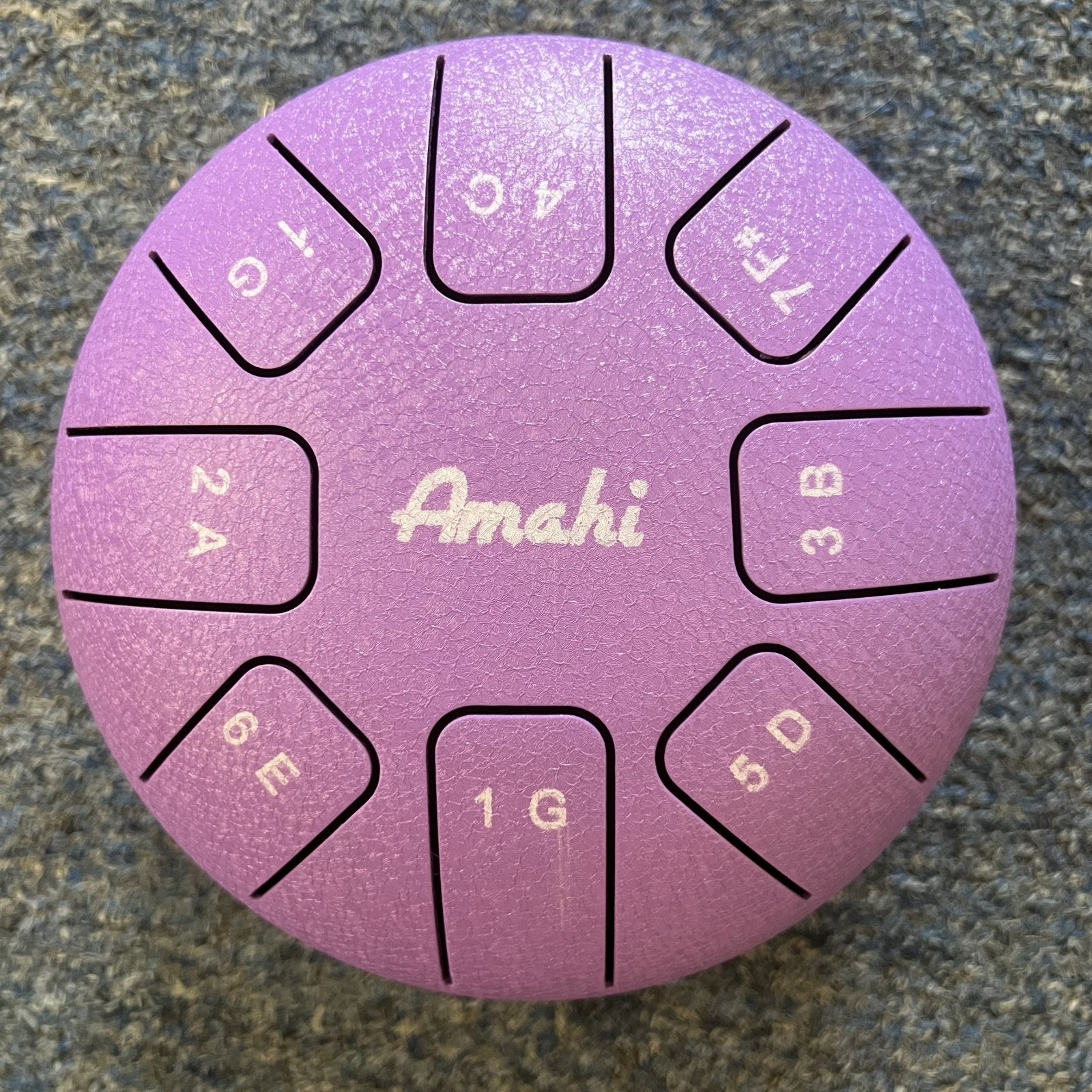 Amahi 6" Steel Tongue Drum – Purple