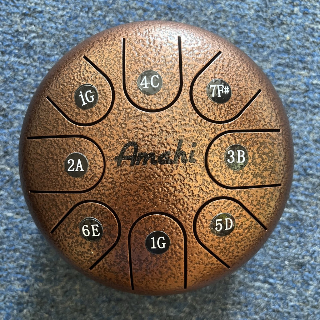 Amahi 6" Steel Tongue Drum – Bronze