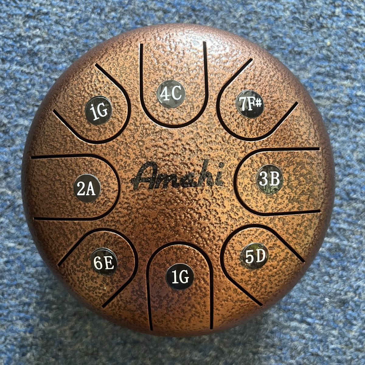 Amahi 6" Steel Tongue Drum – Bronze