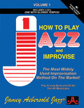 Jamey Aebersold Jazz, Volume 1: How to Play Jazz and Improvise Book & CD