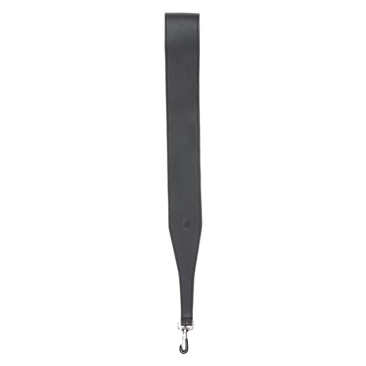 D'Addario Classic Leather Banjo Strap Black