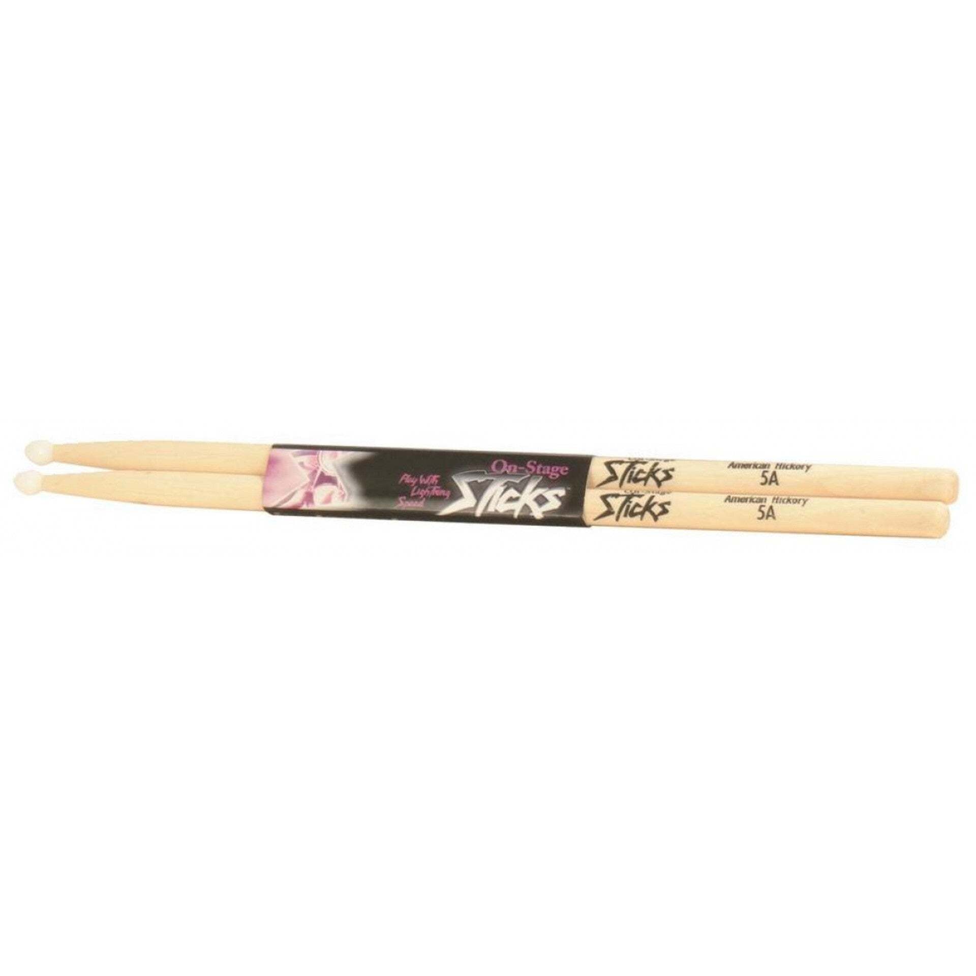 On Stage Maple Drum Sticks (2B Nylon Tip) Pair