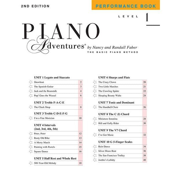 Level 1 - Performance Book - 2nd Edition