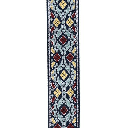 D'Addario Eco Jacquard Woven Guitar Strap, Navy