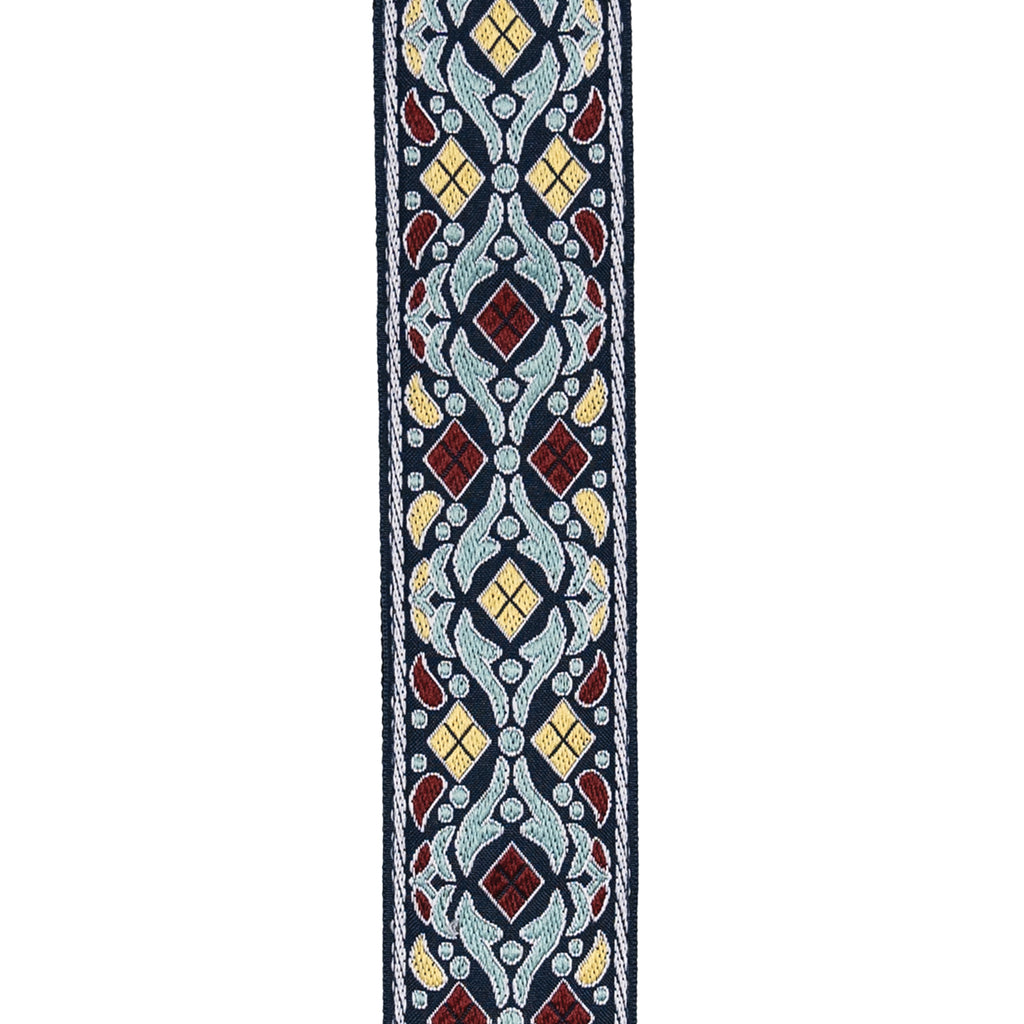 D'Addario Eco Jacquard Woven Guitar Strap, Navy