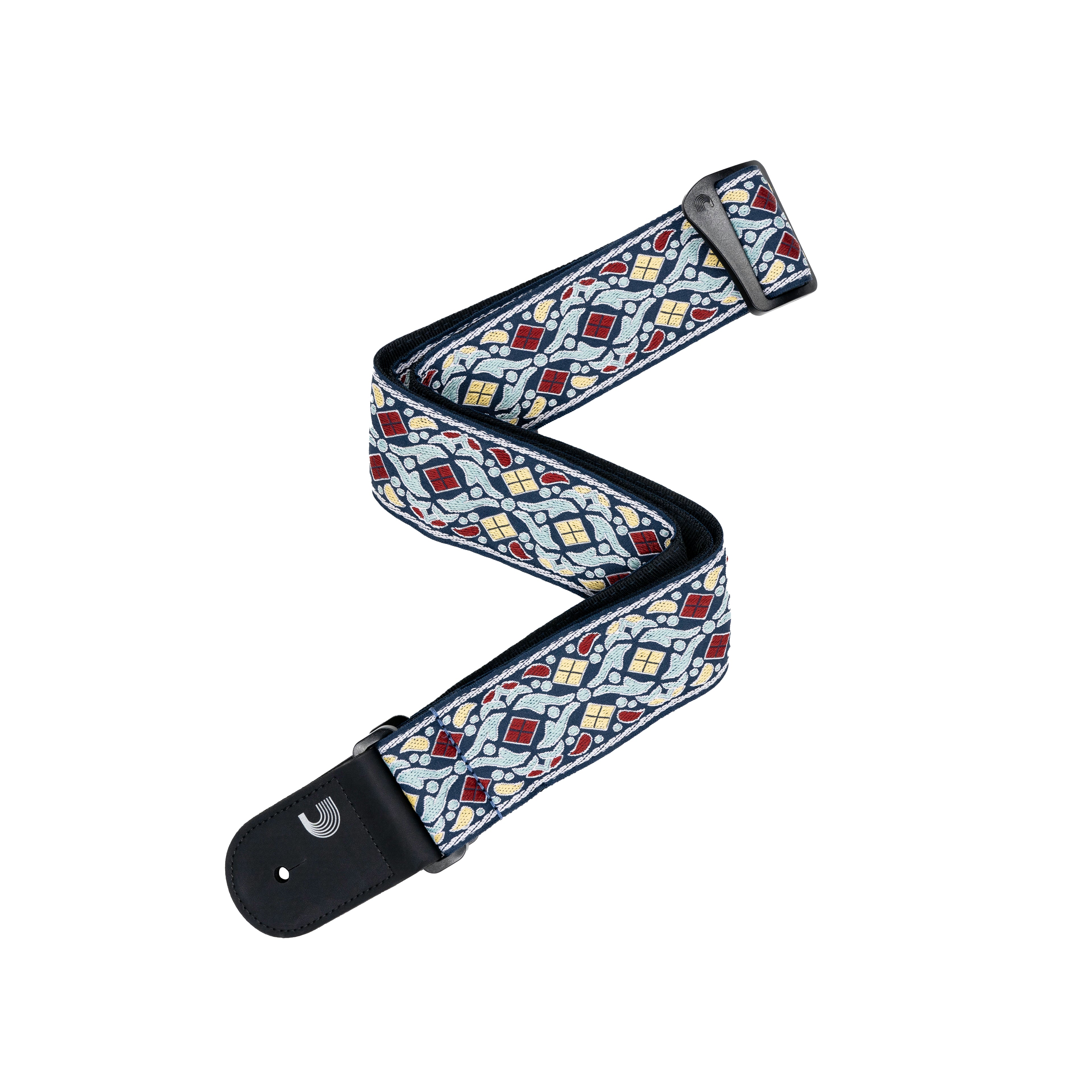 D'Addario Eco Jacquard Woven Guitar Strap, Navy