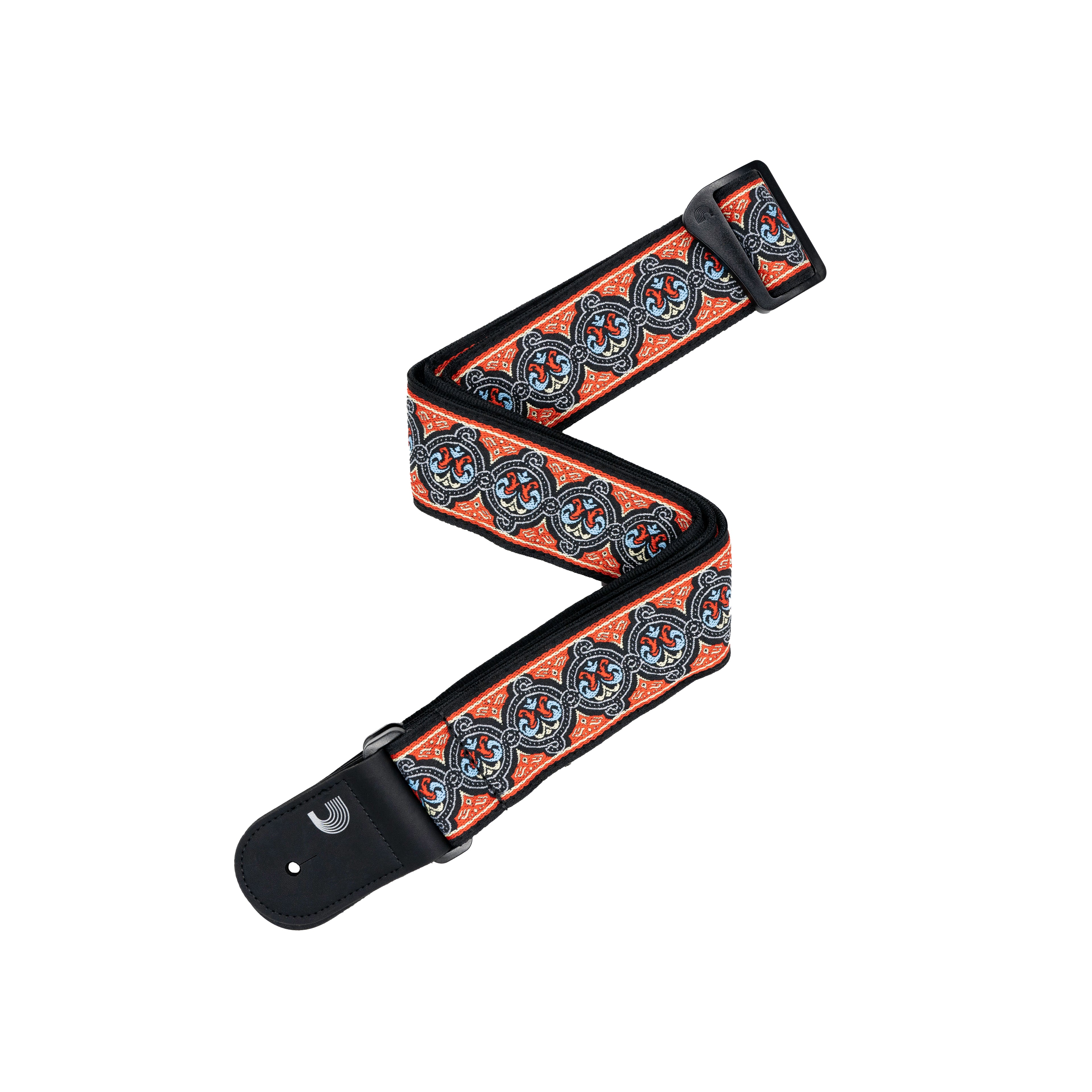D'Addario Eco Woven Guitar Strap, Orange