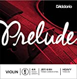 D'Addario Prelude Violin Single E String, 4/4 Scale, Medium Tension