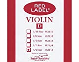 Super Sensitive Red Label Orchestra Tone Nickel 3/4 Violin String D