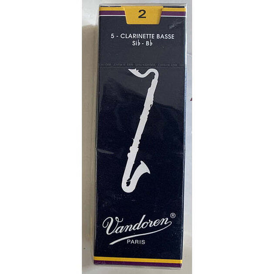 Vandoren Bb Bass Clarinet Reeds box of 5