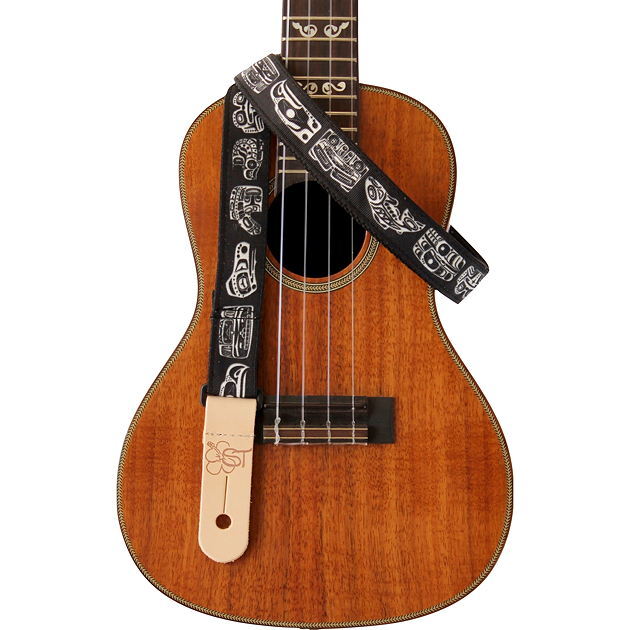Sherrin's Threads 1” Ribbon Uke Strap Totem